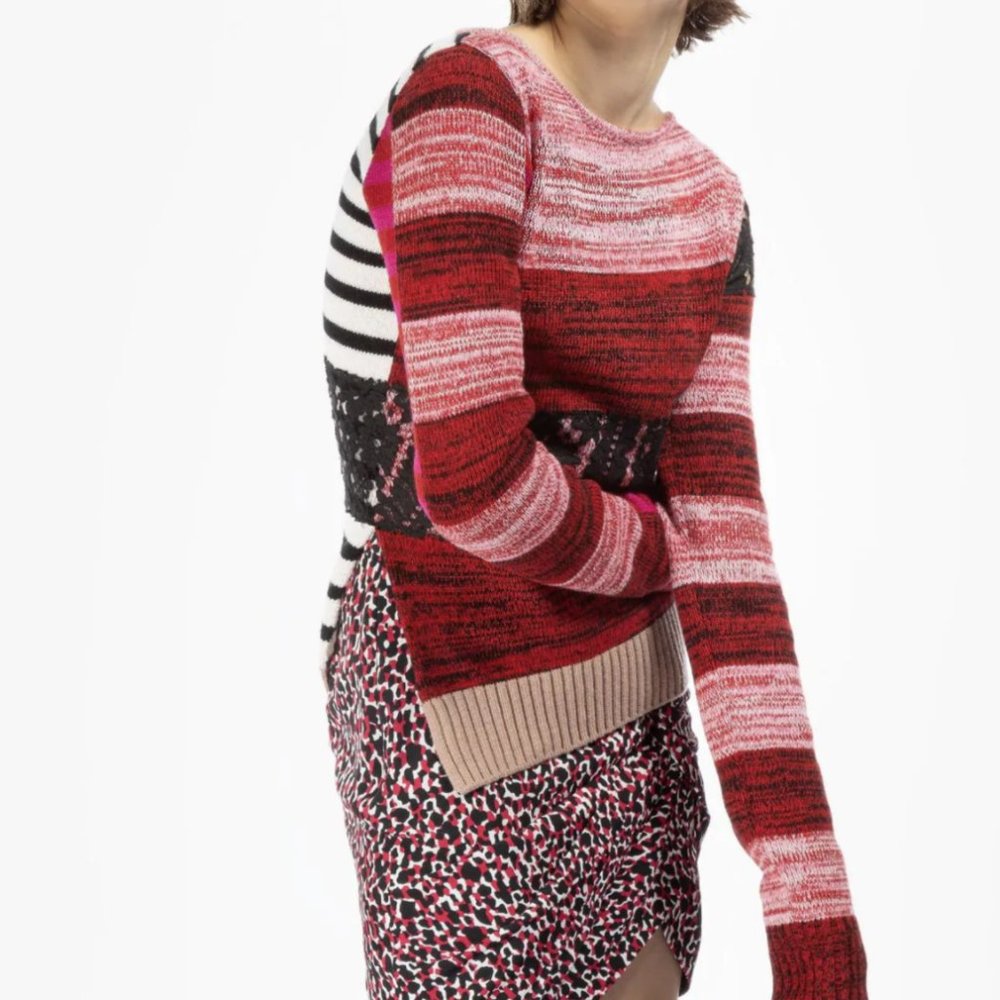 Asymmetric Multicolored Sweater by No. 21 - Picture 4 of 4